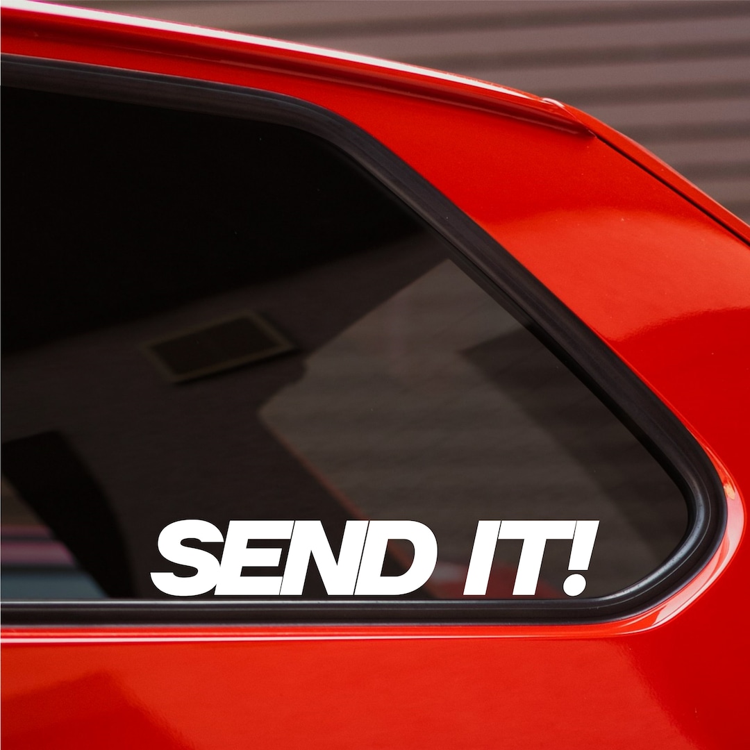 Sent Start Sticker SEND IT! JDM Car Sticker - Drift Racing Vinyl Decal - Etsy
