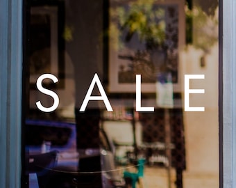 Sale Shop Window Sticker Retail Display Store Front Vinyl Decal
