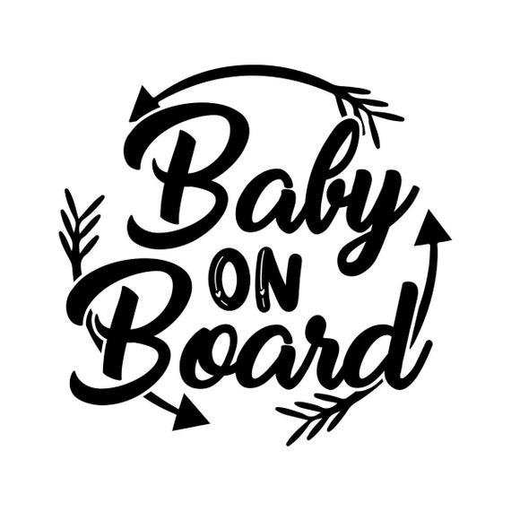 Baby On Board Auto Sticker Kinder Kinder an Bord Vinyl Aufkleber Pfeil  Fensteraufkleber Aufkleber - .de