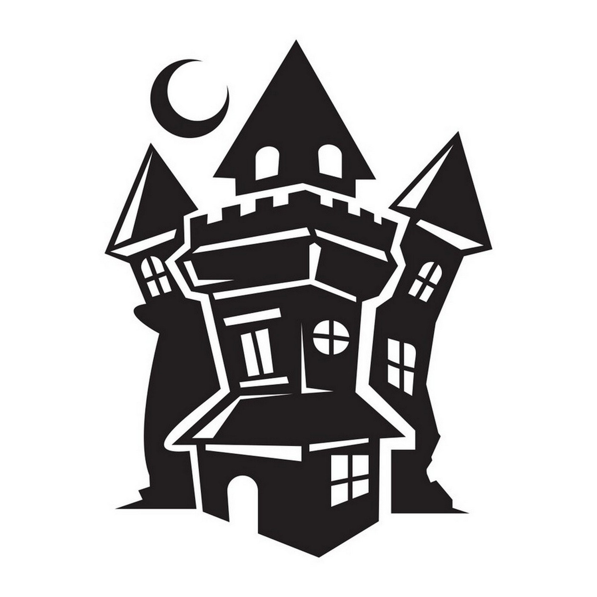 Hoonar Room Sticker Haunted House Sticker, Halloween Decor Decorations, Halloween Window ...