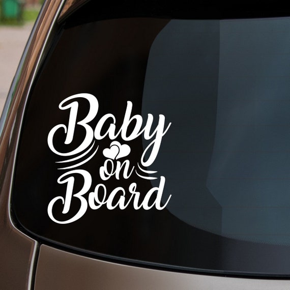 Buy Baby on Board Car Sticker Kids Child Children on Board Vinyl