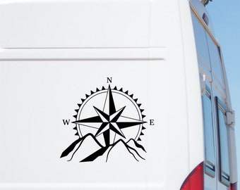 AUTOCOLLANTS VINYLE CARAVANE Camping-Car Décalcomanies Graphiques Camping-Car Fourgon Polymère