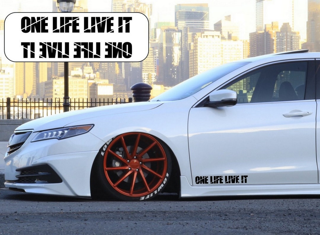 One Life Live It Side Skirt Stickers 4x4 off Road Roading Sticker ...