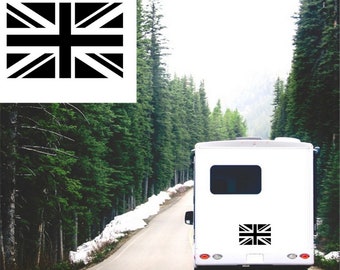 Large Union Jack Sticker Camper Van Caravan Motorhome Truck Decal