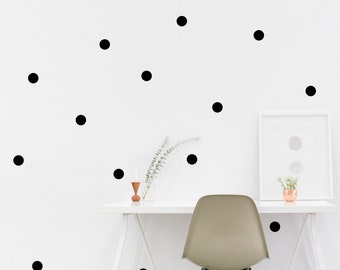 Polka dot Decals, Polka Dot Stickers, Circle Wall Stickers, Polka Dot Wall Decor, Kids Bedroom Wall Decor, Circle Wall Art Stickers