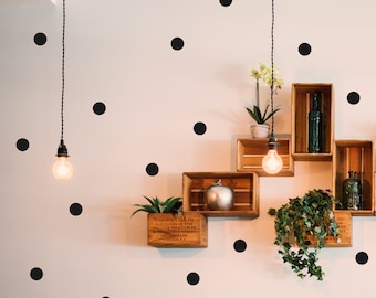 Polka dot wall decal, Polka Dot Wall stickers, Polka Dot Wall Decor, Nursery Kids Room Wall Decor Circle Wall Art Stickers