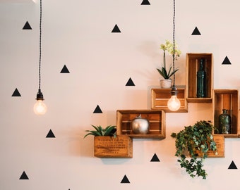 Triangle Wall Art Stickers, Triangle Decals, Triangle Wall Stickers, Triangle Stickers, Triangle Wall Decor, Kids Bedroom Wall Art