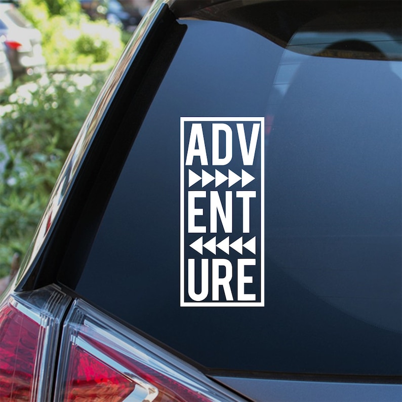 ADVENTURE Decal / Explore Travel Sticker / Caravan Camper | Etsy