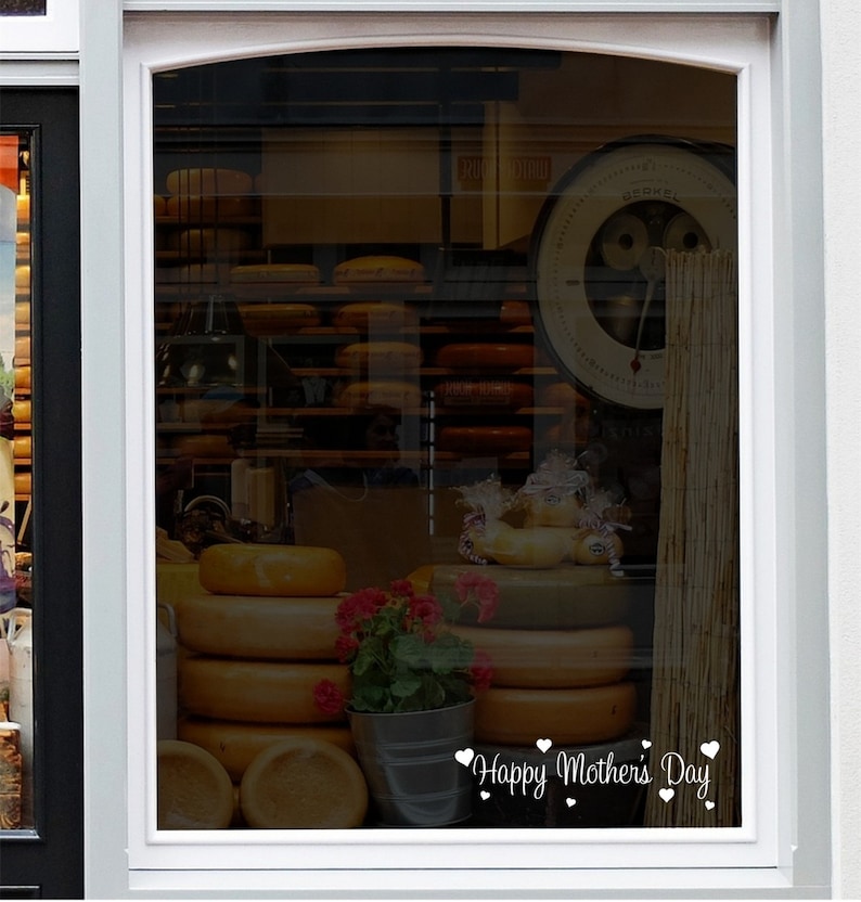 Happy Mothers Day Shop Window Sticker