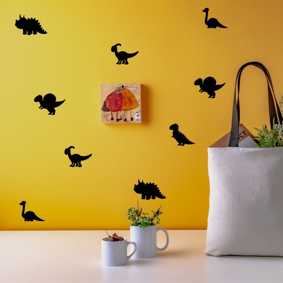 Baby Dinosaur Wall Stickers Dinosaur Stickers Dinosaur Wall Etsy