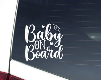 Baby On Board Car Sticker Kids Child Children On Board Vinyl Decal Window Bumper Stickers