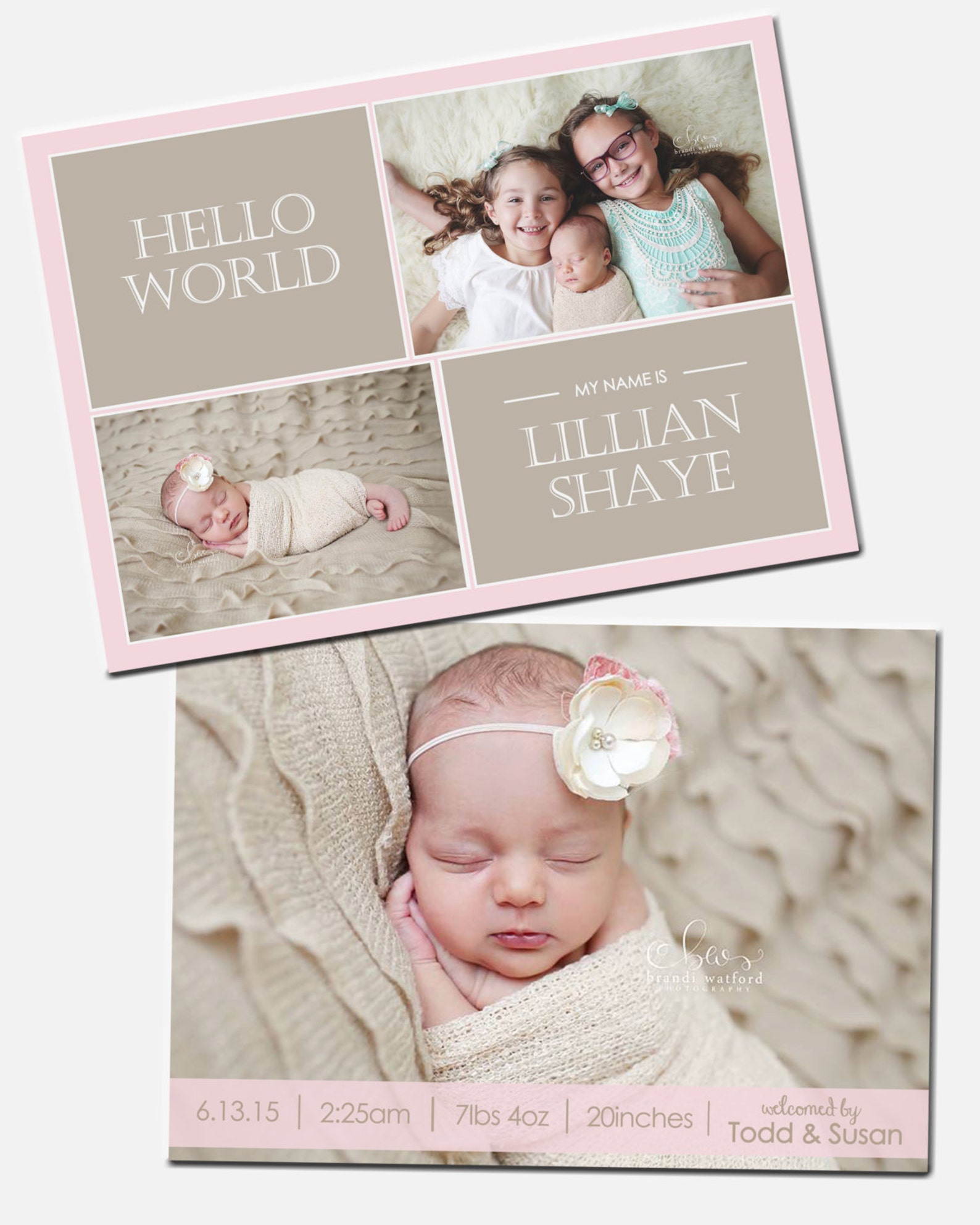 Birth Announcement Etsy