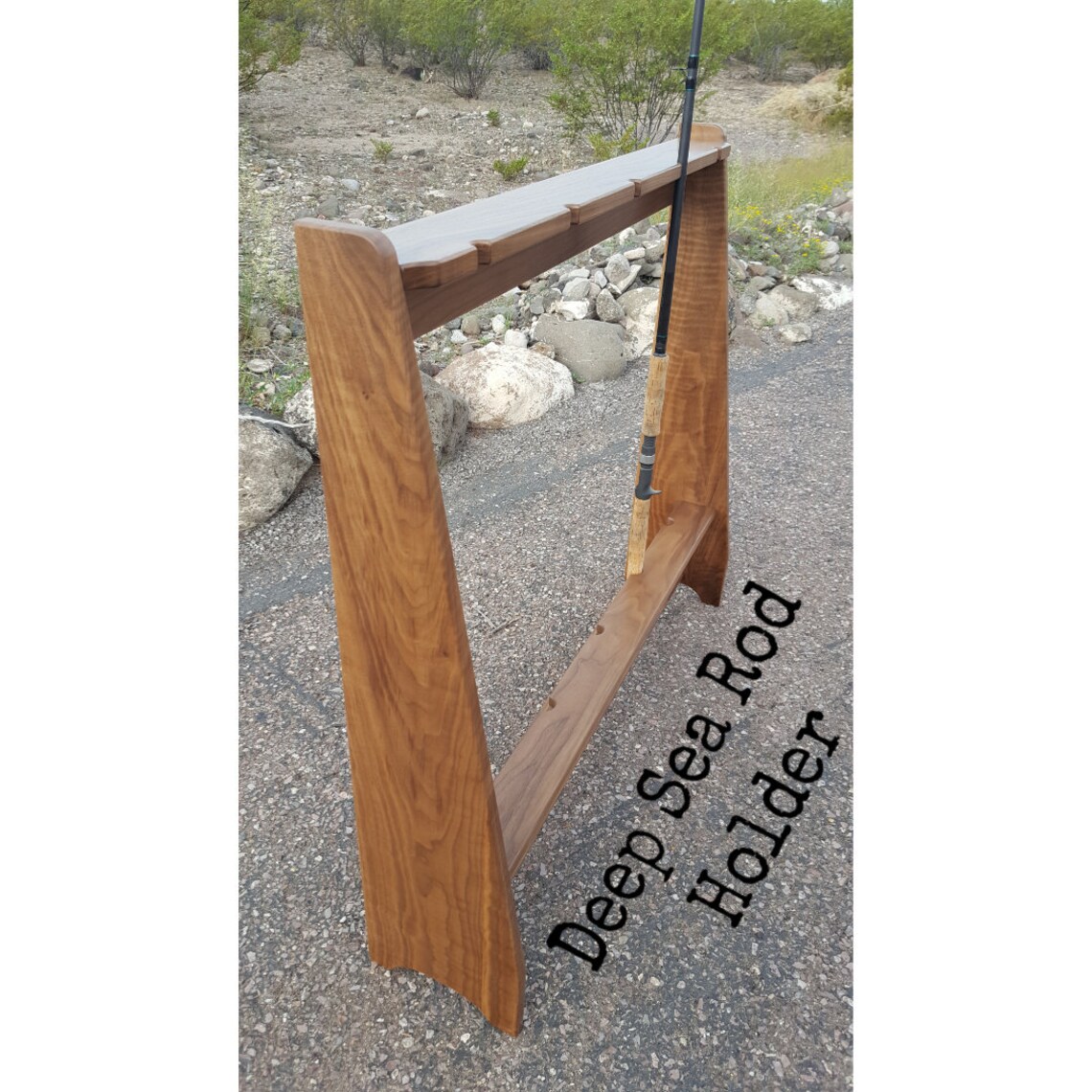 Fishing Rod Holder Deep Sea Rod Rack Large Rod Holder Saltwater Rod ...