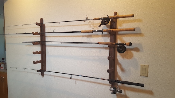 Fishing Rod Storage Rack, Wall Fishing Rod Holder