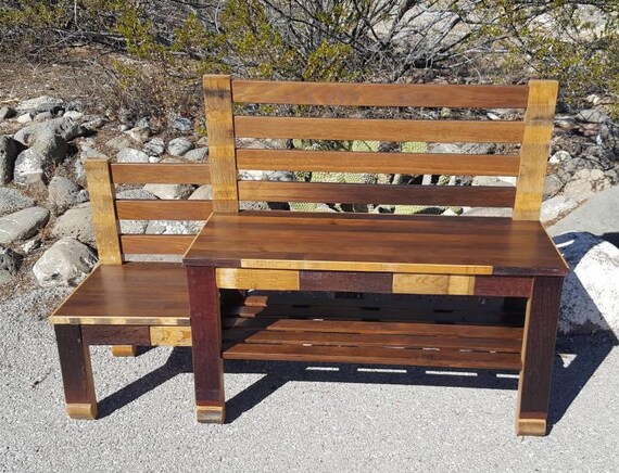 Wine Barrel Hallway Bench Chair For Child And Adult Etsy