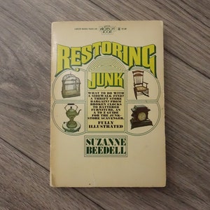 Restoring Junk by Suzanne Beedell Vintage 1970 Paperback Book