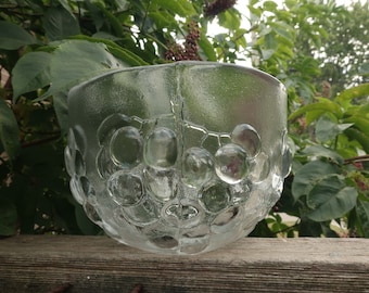 Vintage Kosta Boda Grape Glass Bowl KOSGRAP Warff Sweden
