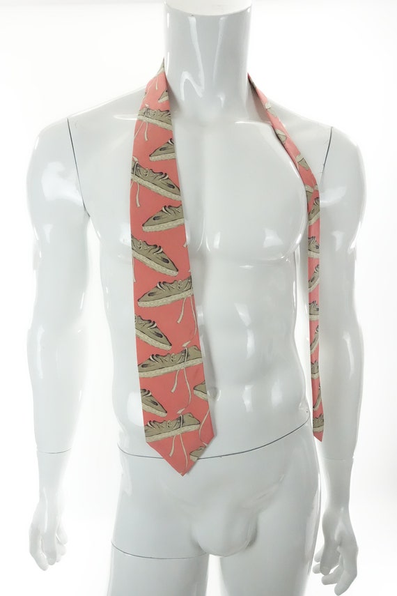 Vintage Polo Ralph Lauren Silk Tie Pink Novelty S… - image 3