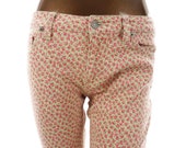 Ralph Lauren Denim and Supply Floral Print Low Mid Rise Skinny Jeans Size 28