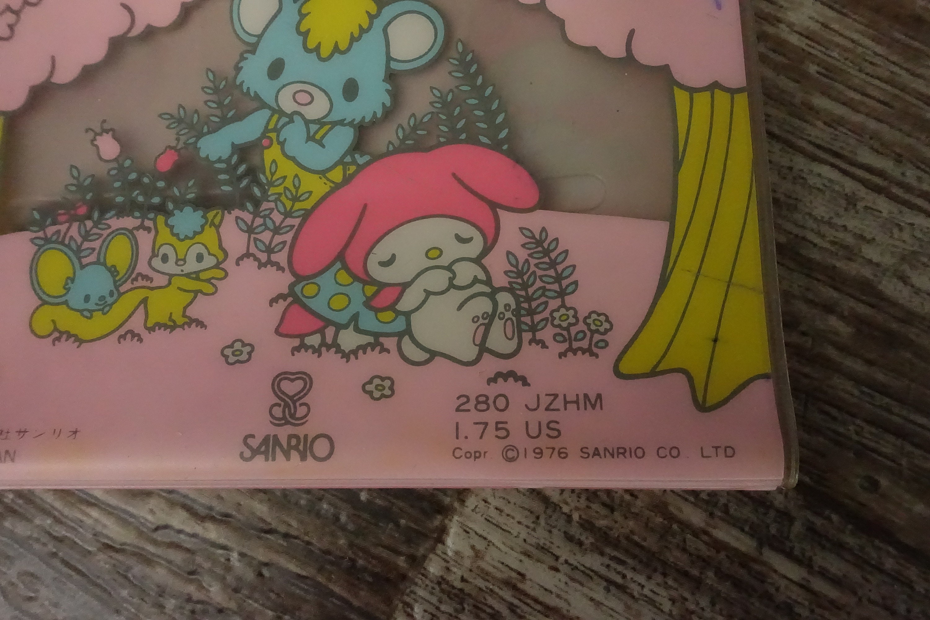 Vintage 1976 Sanrio My Melody Tissue Holder Carrying Case