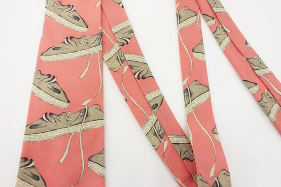 Vintage Polo Ralph Lauren Silk Tie Pink Novelty S… - image 2