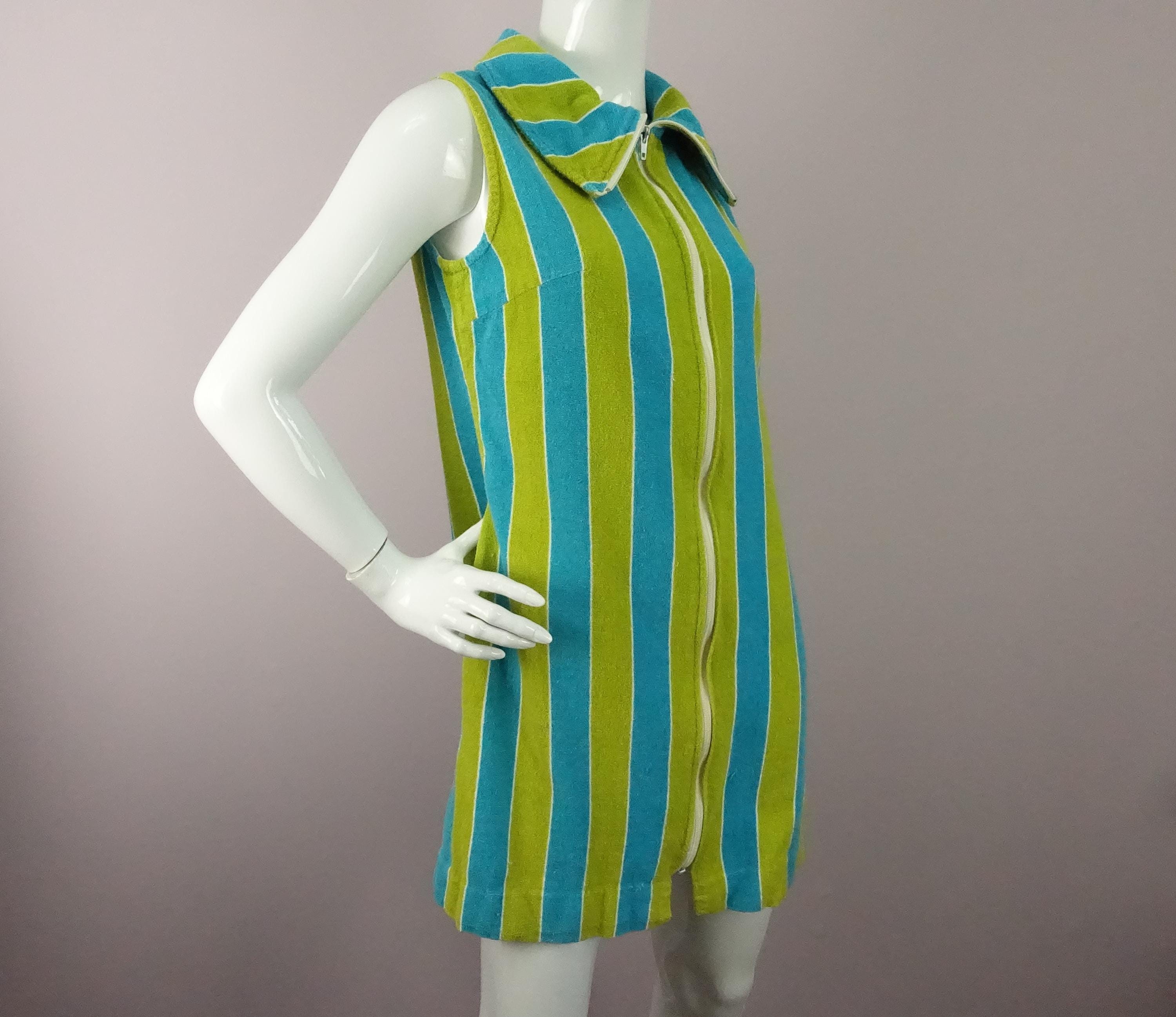 green 60s style dress Mini collection:modest1