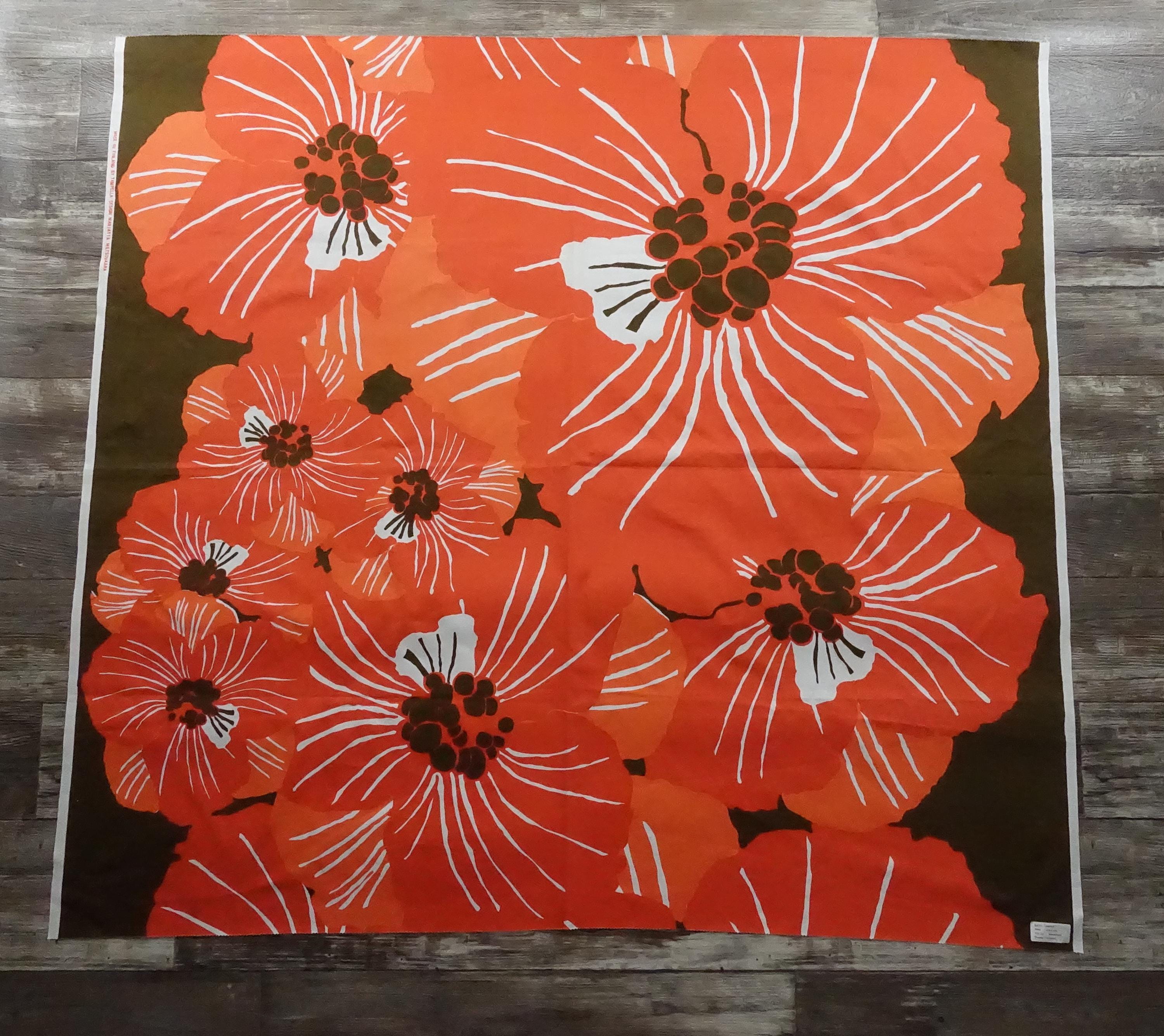 TAMPELLA タンペラ SILTA ヴィンテージ 検/marimekko Vintage Tampella Unikko by Marjatta Metsovaara Cotton Floral