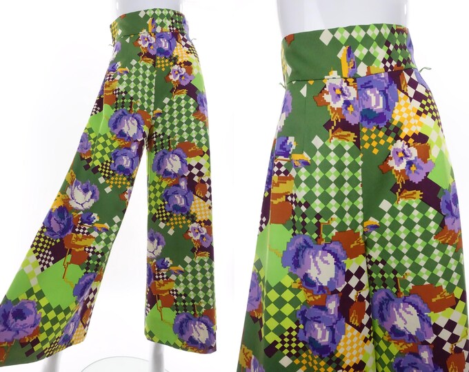 Gold Bell Bottom Pants main image 1
