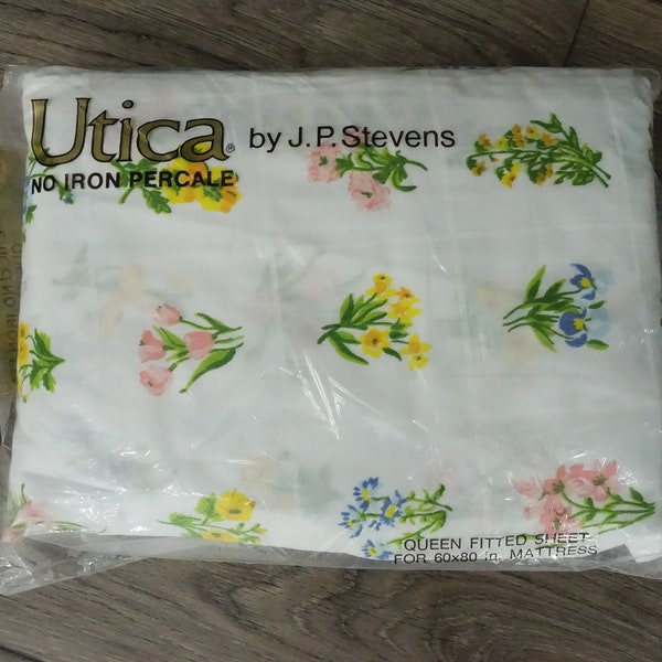 Vintage Queen Sheet Etsy