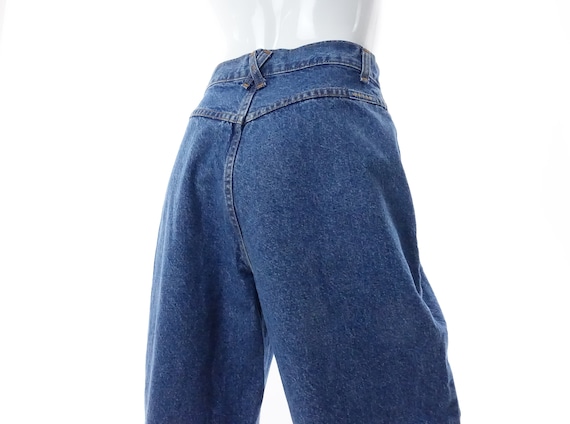 Vintage Blue Zone Jeans Pleated Front High Rise T… - image 1