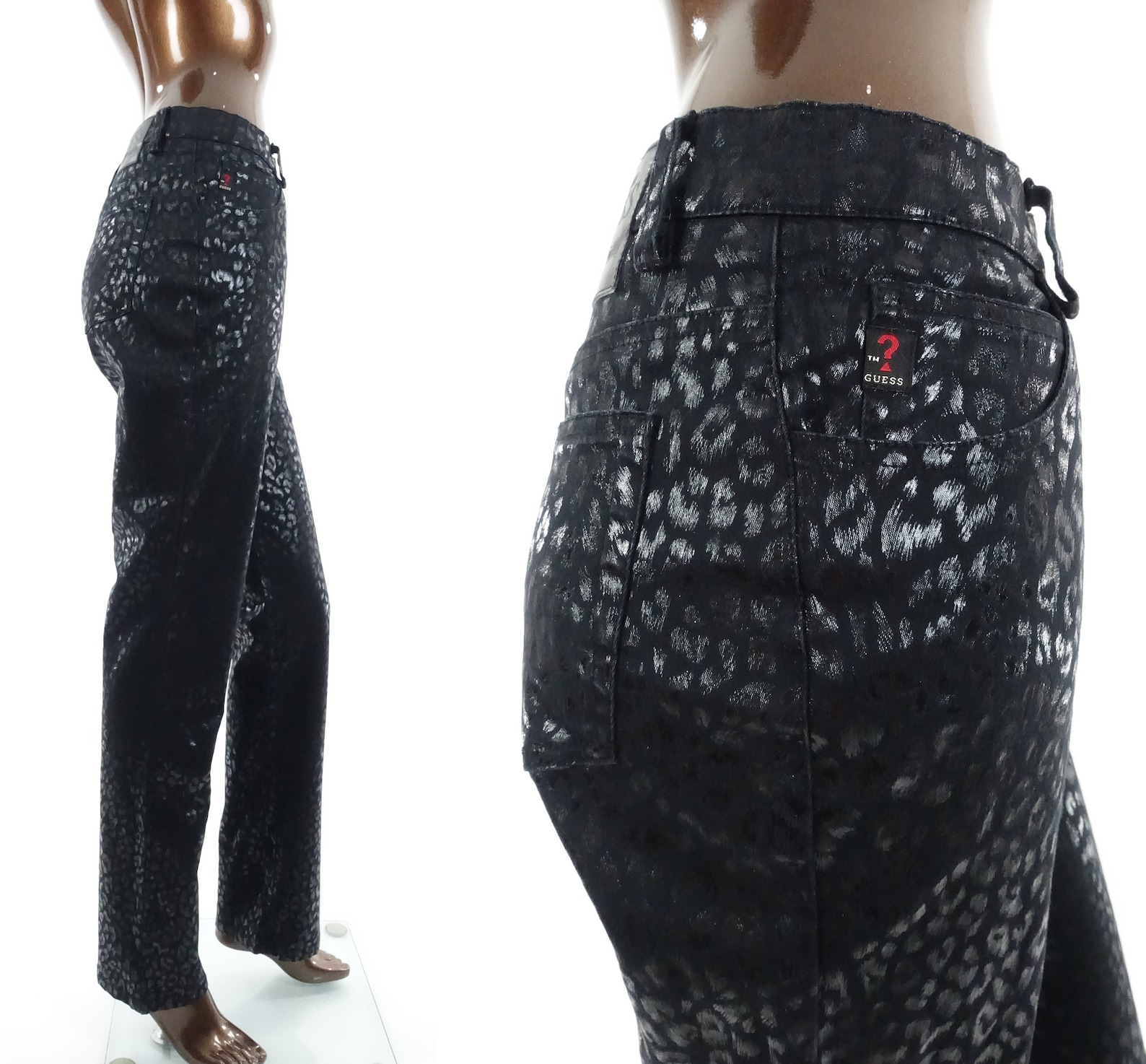 guess leopard pants