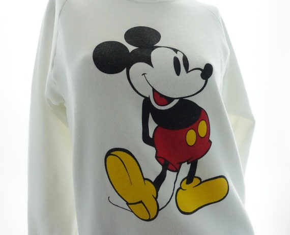 80s Vintage Mickey Mouse Sweatshirt Vintage Disne… - image 2