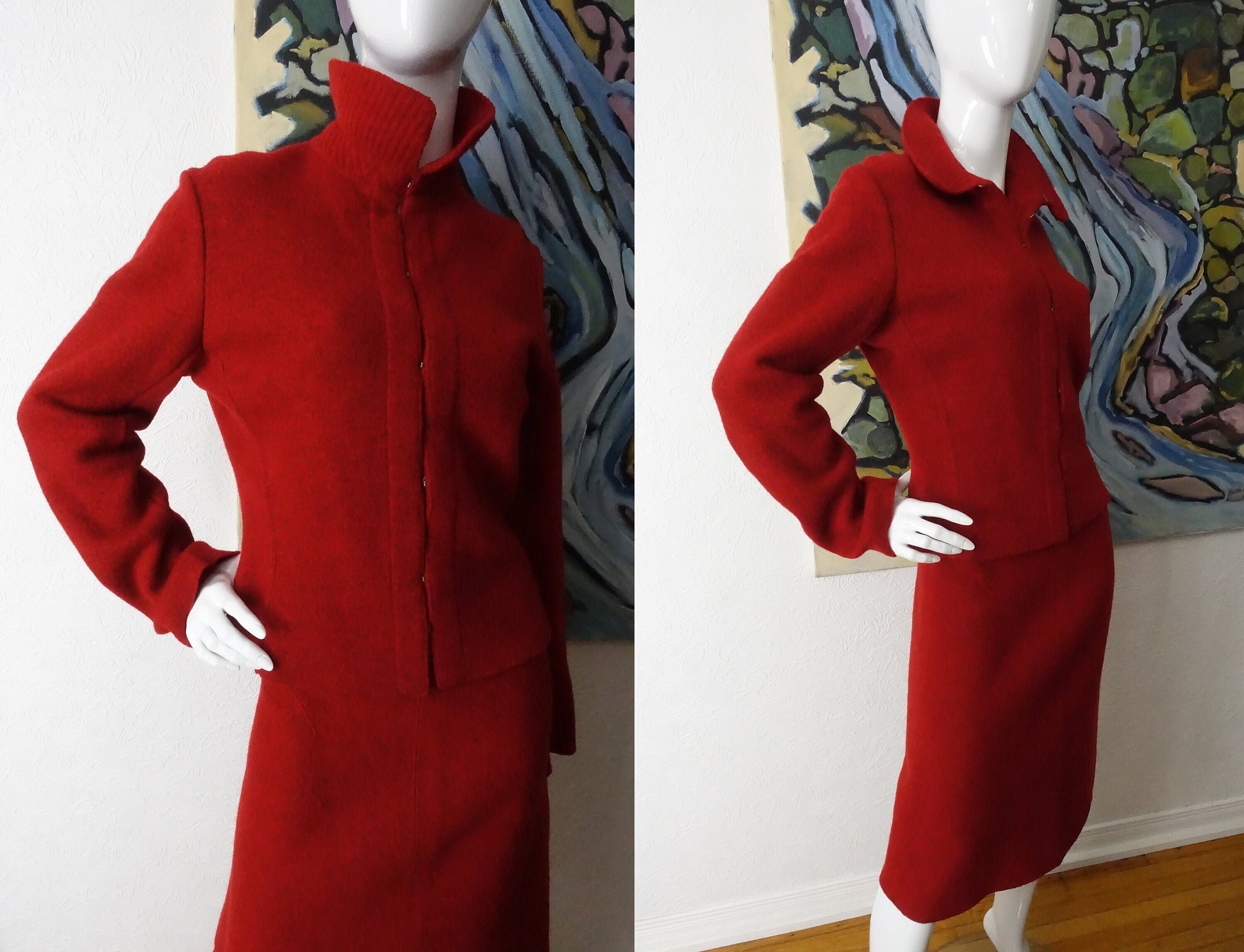 ALAIA ウールジャケット赤vintage
