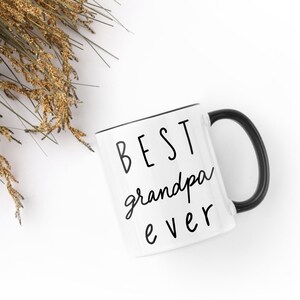 Best Grandpa Ever Mug/personalized Grandpa Gift/custom Grandfather Mug ...