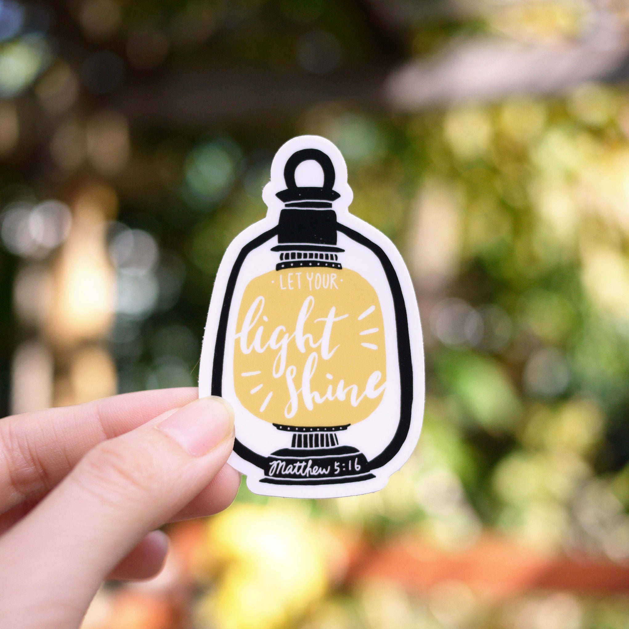 Let Your Light Shine Matthew 5:16 Sticker/Scripture Vinyl Stickers fo…