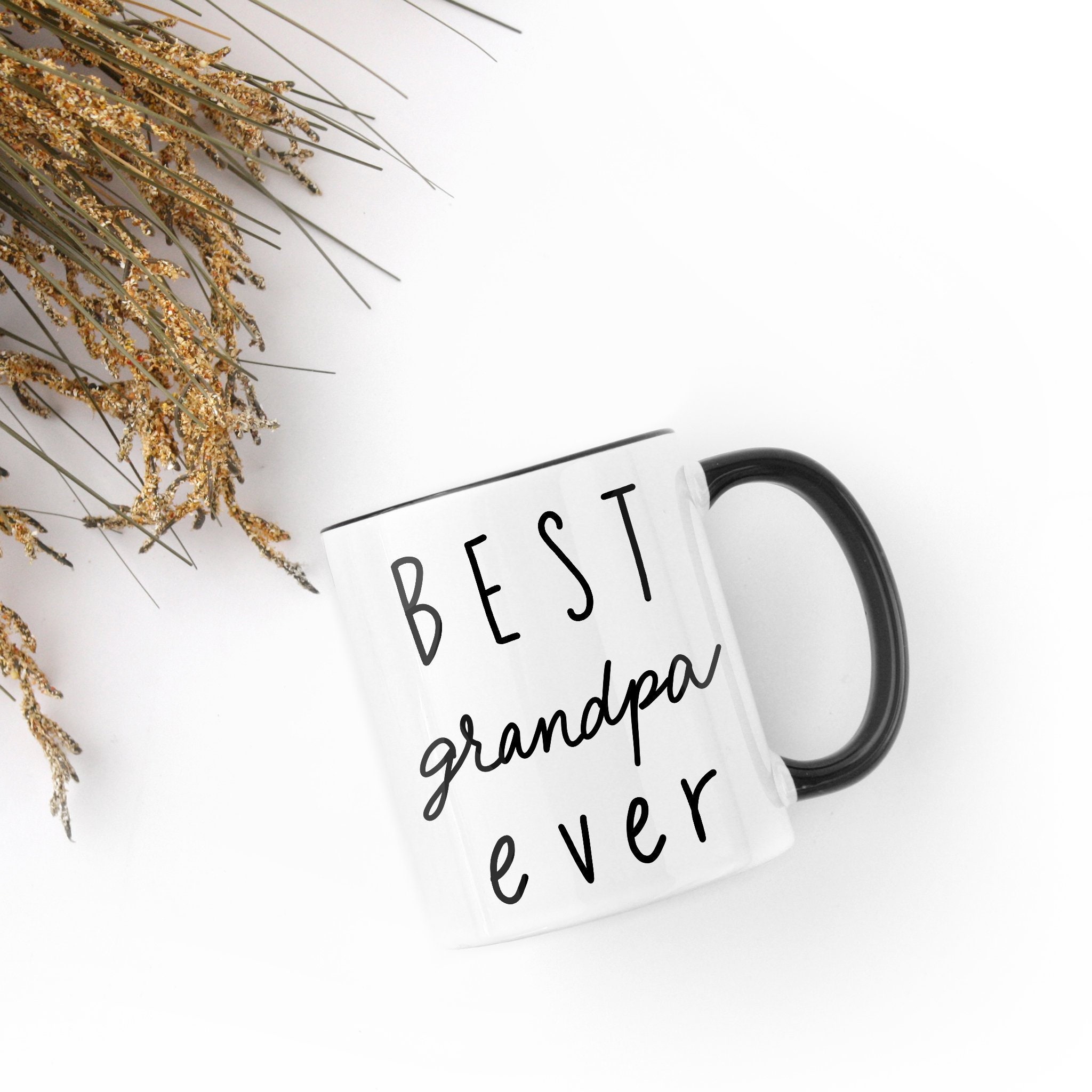 Download Best Grandpa Ever Mug Personalized Grandpa Gift Custom Etsy