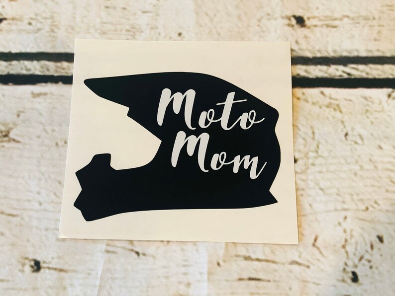 Download Moto Mom Decal Car Decal Motocross Decals Mom Gift | Etsy