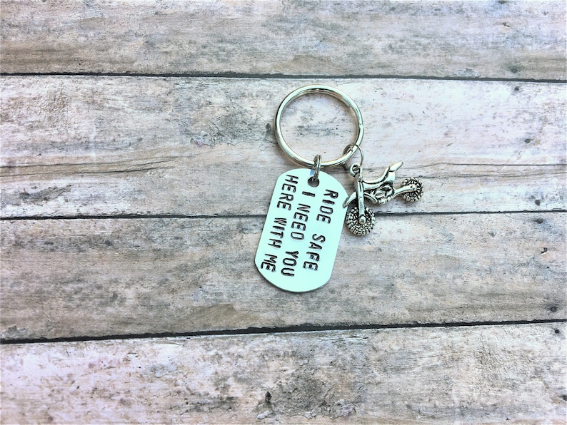 Motorcycle Gifts Gift for Him Motorcycle Keychain | Etsy