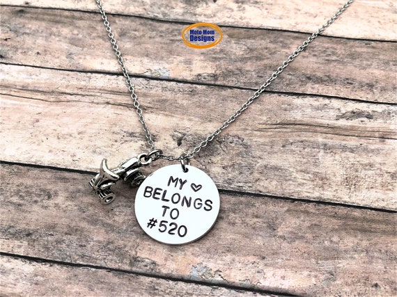motorcycle cross necklace