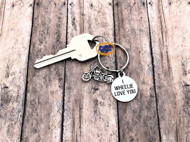 Motocross Keychain Anniversary Gift for Him Dirt Bike Etsy