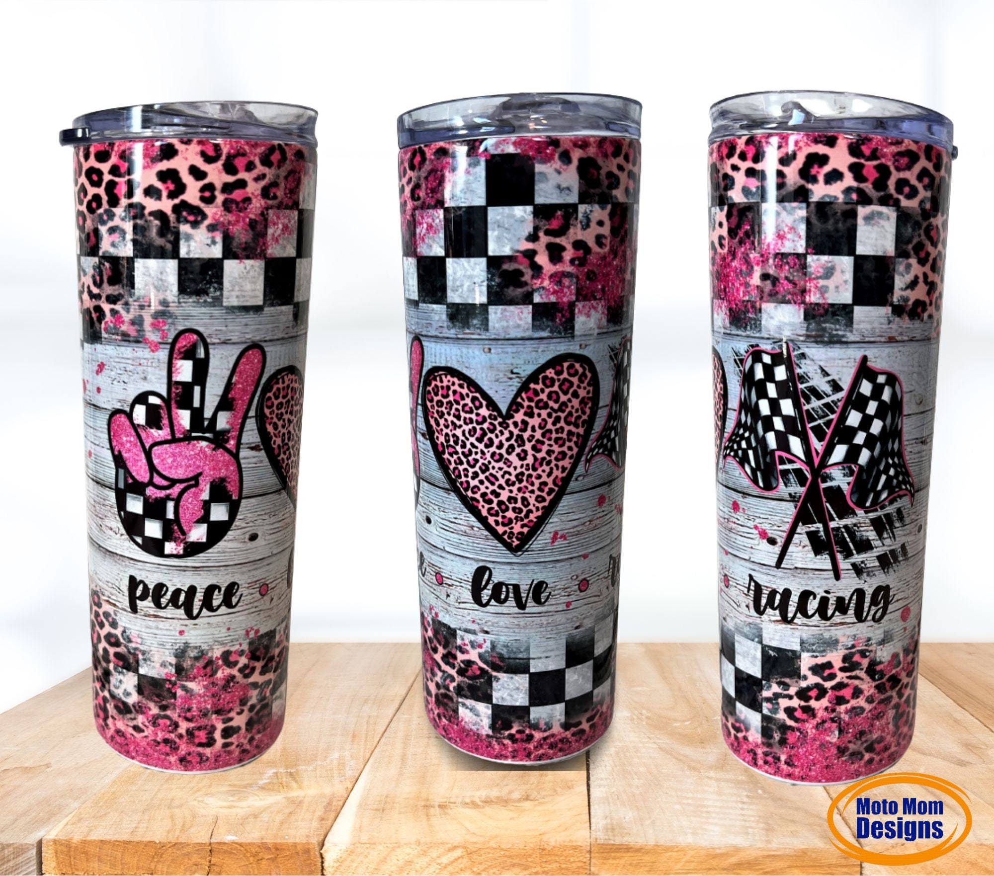 I Care Exactly This Much Racing Tumbler