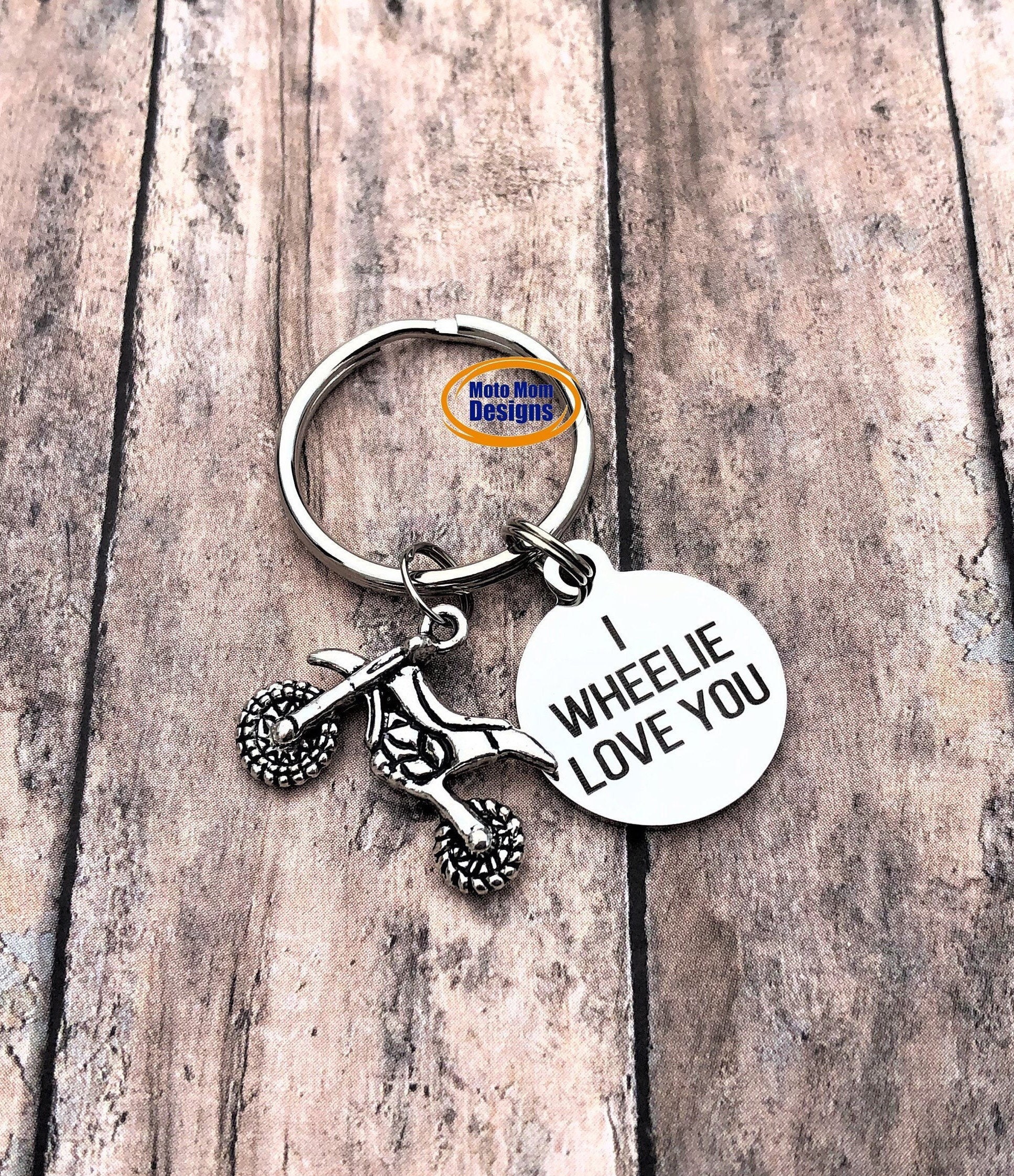 Motocross Keychain Anniversary Gift for Him Dirt Bike Etsy Canada