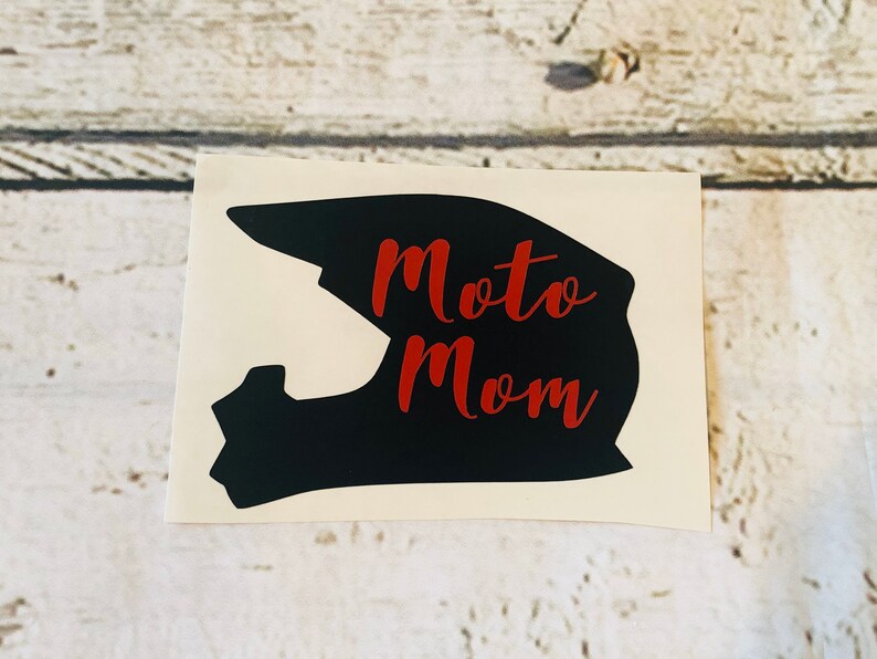 Download Moto Mom Decal Car Decal Motocross Decals Mom Gift | Etsy