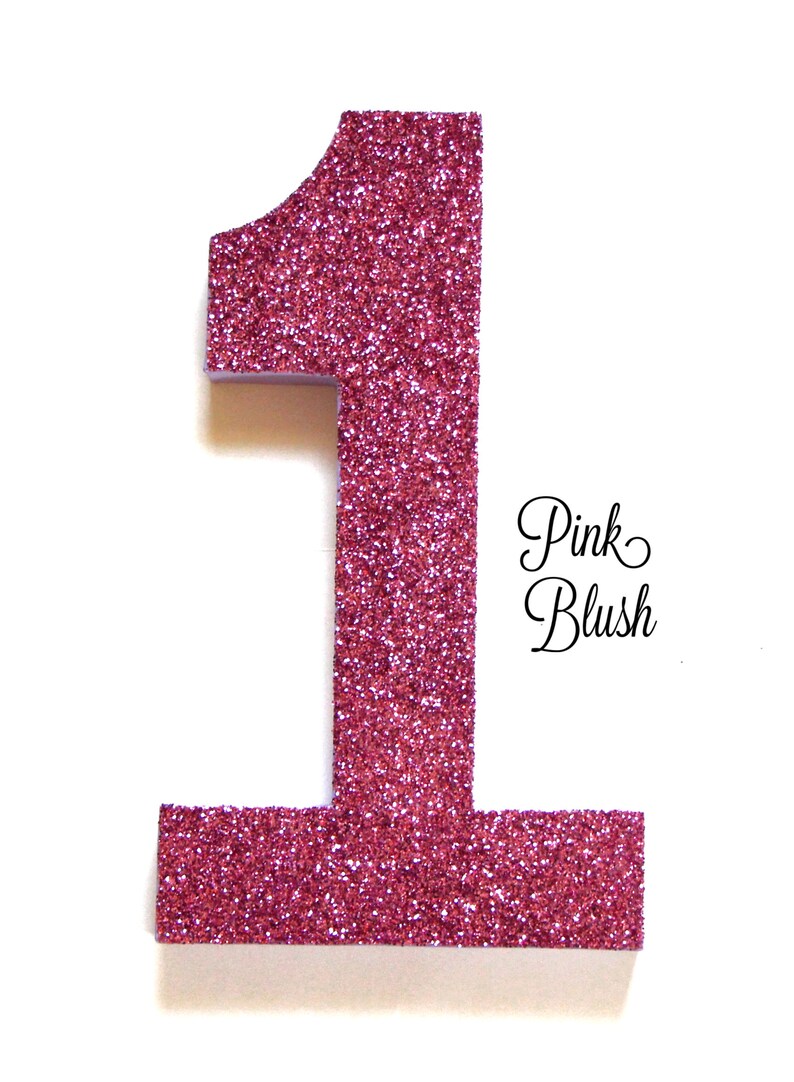 8 in Numbers photo prop-Gold Glitter Number 5-Numbers 8 inches-Birthday Photo Prop Decoration-Birthday Number-Glitter Number 1 Photo Prop