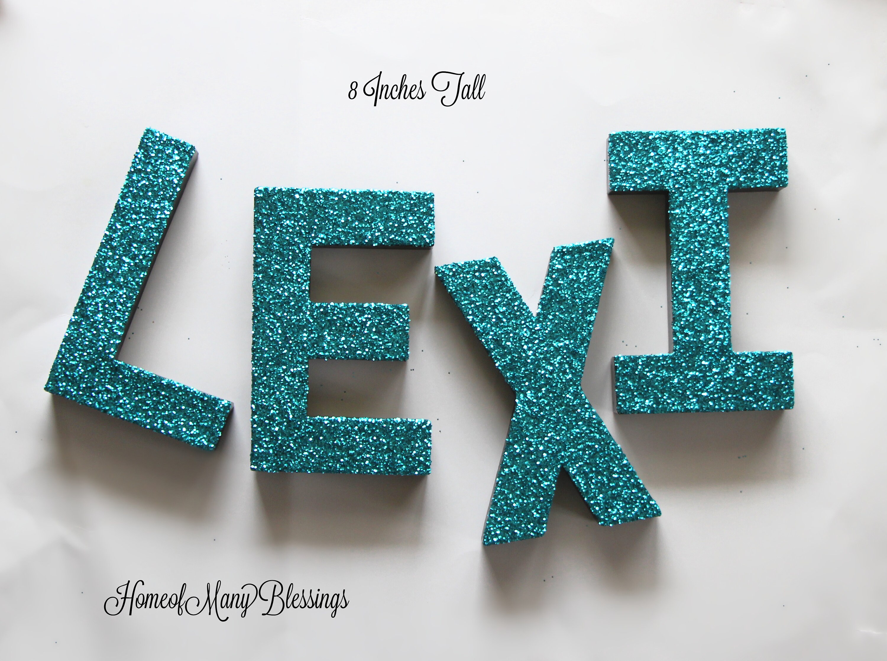 Customize Name Lettering Custom Name Letters,custom Girl Letters,letters Photo Props,8 Inch ...