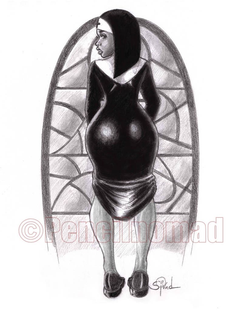 Maturo ebano upskirt