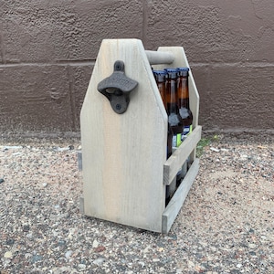 Retirement Gift Wooden 12oz Beer Caddy Coworker 6 Pack Present 画像 4