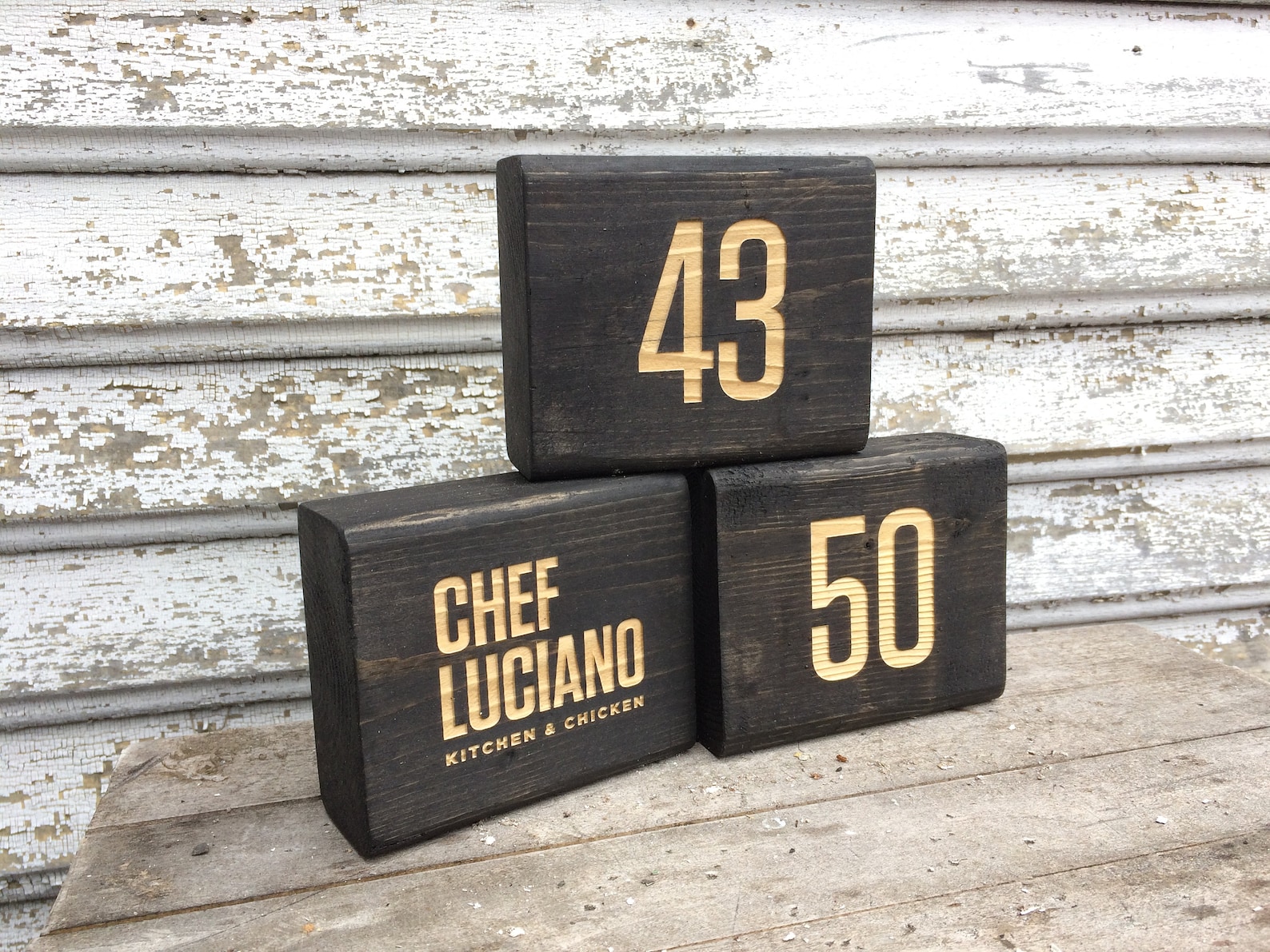 Rustic Restaurant Table Numbers Etsy