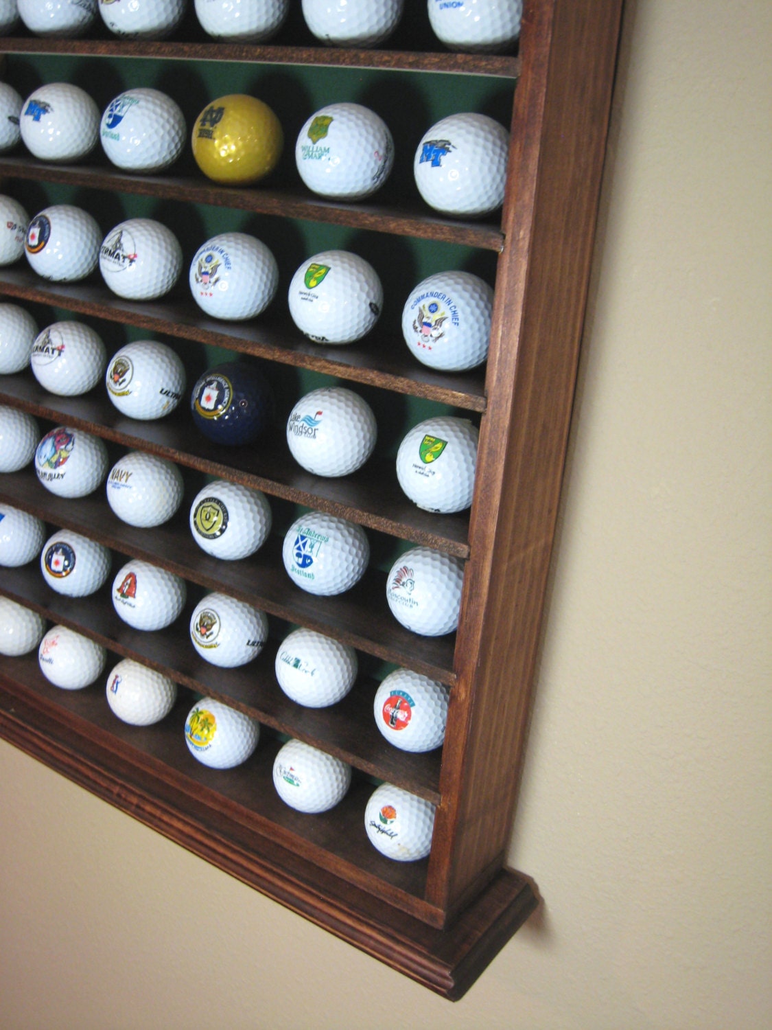 Wooden American Flag Golf Ball Holder, Golf Ball Display Case, for All  Golfers, Handmade American Flag Wall Art, Veterans Day Gift - Yahoo Shopping