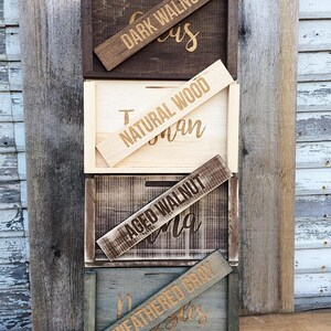 Personalized 6 Pack Wooden Beer Caddy or Condiment Tote, Unique Father's Day Gift image 6